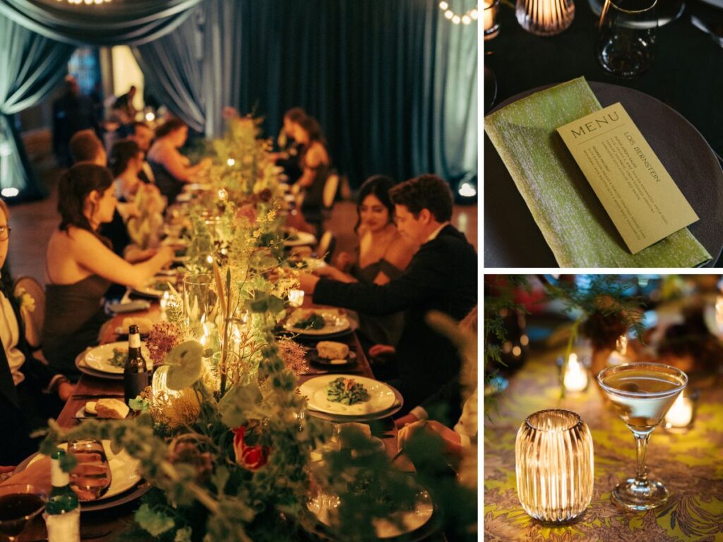 Each carefully curated detail of the tablescape combined to create an unforgettable sensory experience