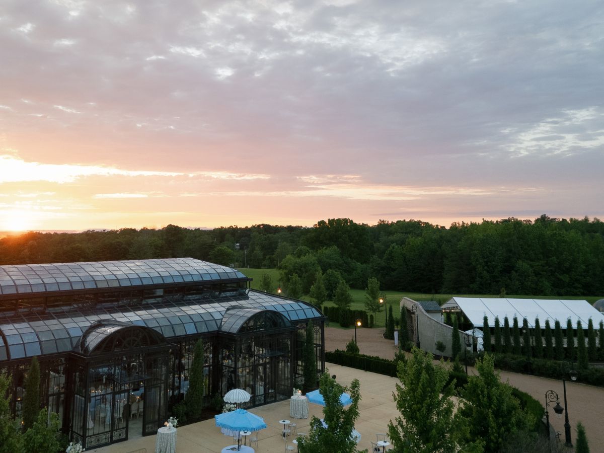 Wedding venue at the Conservatory at Blackberry Ridge